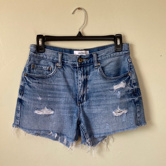PAIGE Pants - Pistola high waist jean shorts size 26